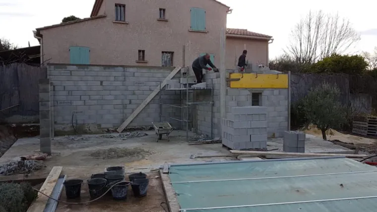 Construction de piscine, Albertville, FSM